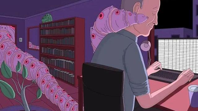 |15幅荒诞不羁的漫画，看似无厘头，实际上是在讲述悲伤