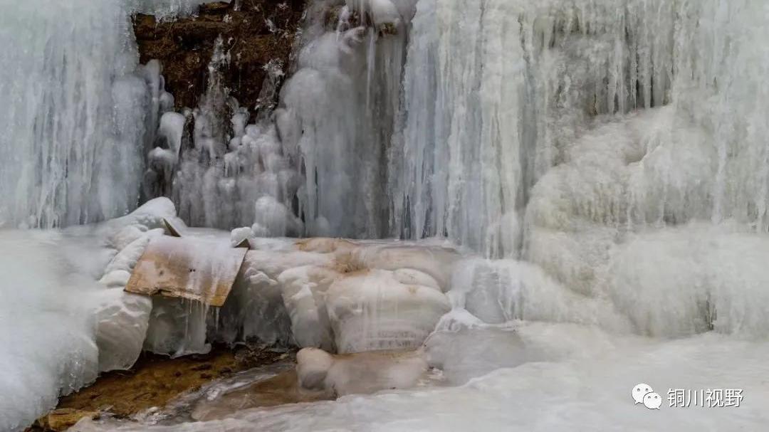 铜川|铜川葫芦村的冰瀑好壮观