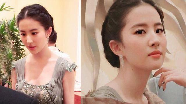 刘亦菲|刘亦菲穿方领纱裙亮相，身形饱满惹争议，网友：得罪了造型师