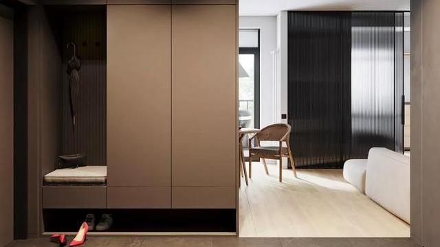 她买下55㎡“老破小”，巧妙改出高颜值两居室，太有品味了！