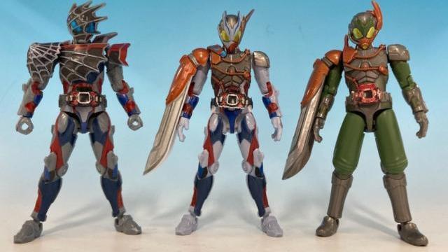 手办|假面骑士overdemons食玩装动周边谁用谁倒霉的拼装缝合骑士