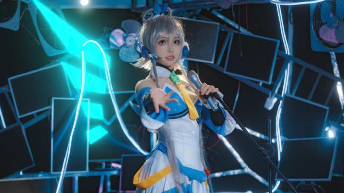 |cos：洛天依v3公式服-9P@蟹子kaniko_AROHA