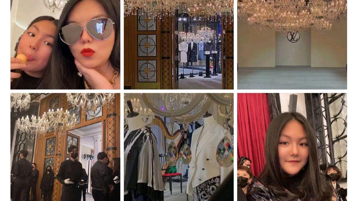 李湘|李湘带女儿看秀，王诗龄仅外套就三万还背名牌包，母女俩越长越像