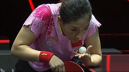 刘诗雯|3-0！刘诗雯横扫世界第10，得分后主动示意擦网，前国手：素质高