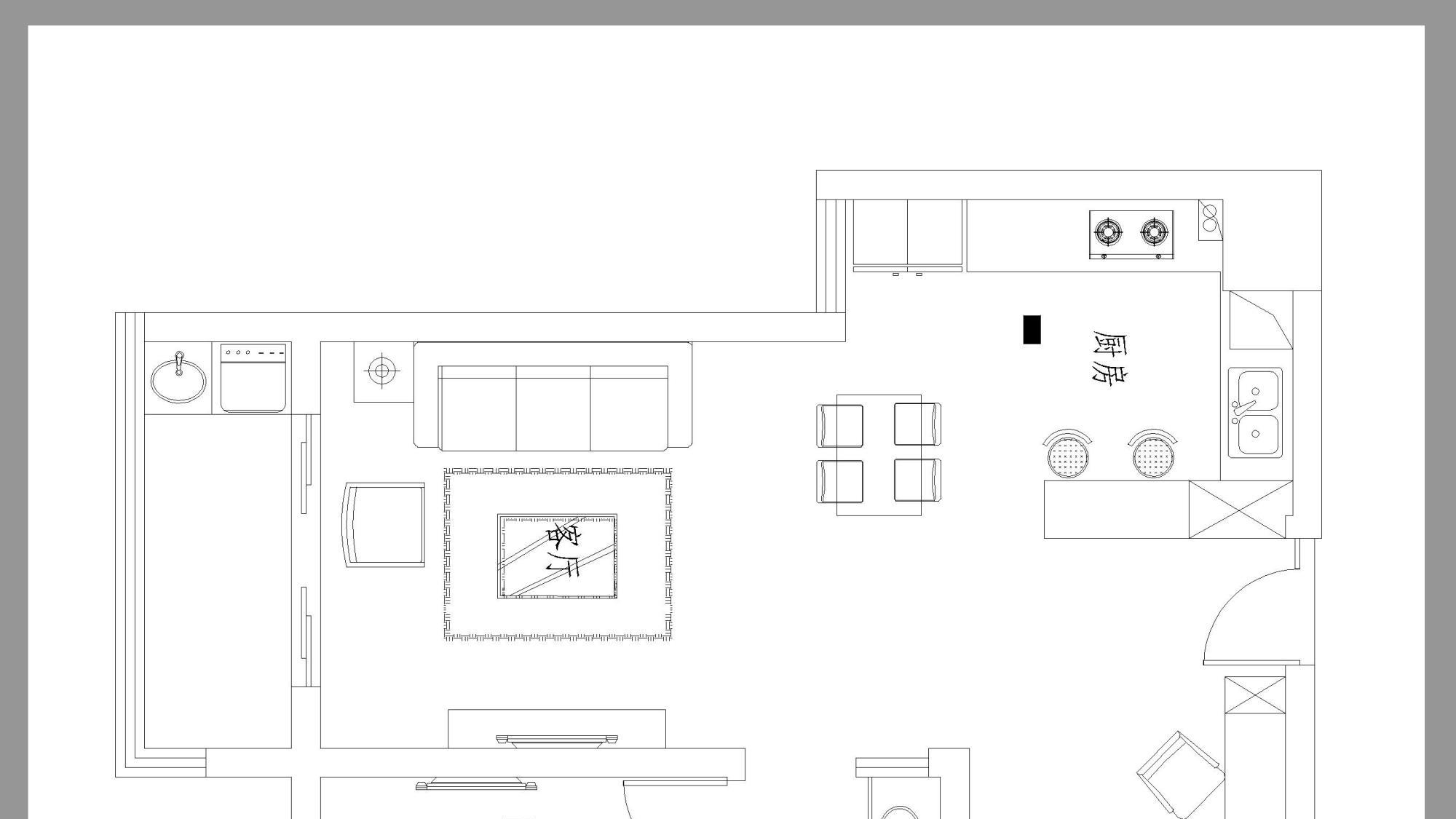 86㎡复古混搭新房完工，沙发背景墙贴文化砖，800块装出高级感！