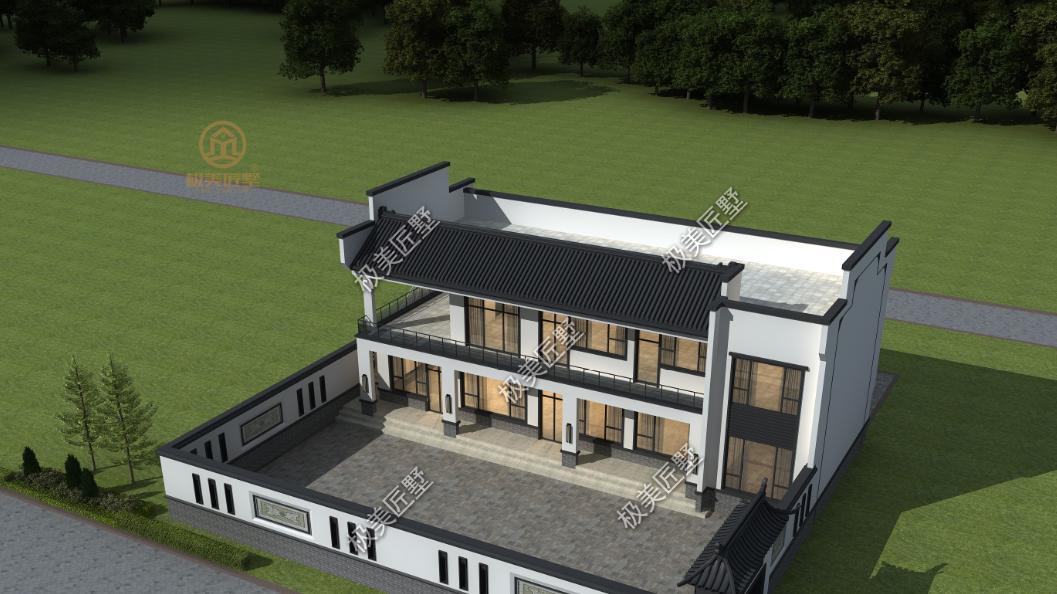 在徽州建房，首选风格自然是徽式，办公楼也不例外！