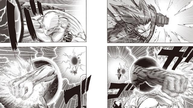 埼玉|一拳超人213话：埼玉复制星空饿狼技能飞跃式变强附带硬核嘲讽