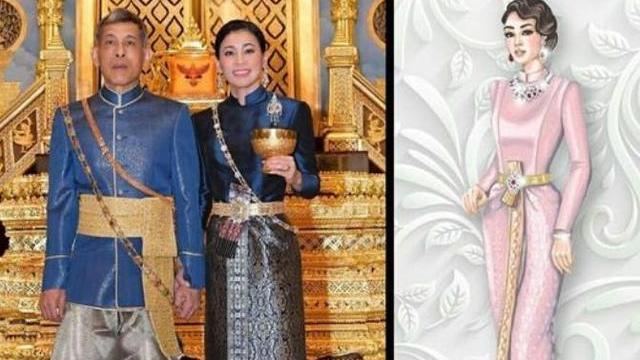 西拉米|泰王庆祝结婚3周年，海报女主角只有苏提达，西拉米没资格出镜