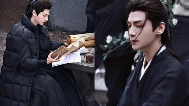 罗云熙|《长月烬明》陈都灵黑衣好美，肤白貌美脖子长，罗云熙这张图很仙