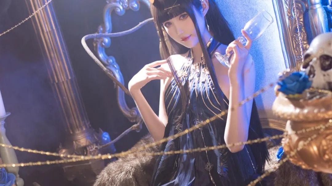 碧蓝航线|cos：碧蓝航线能代夜响的绝园cos正片@花兮