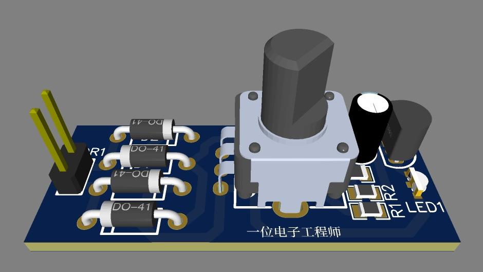 经典电路设计十六：老式可控硅控制台灯调光电路模块设计方案