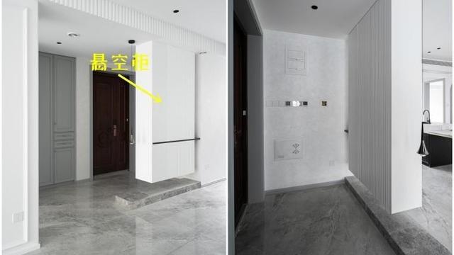 往入户门加根柱子，玄关终于有屏风用了！隔绝视线，仪式感满满