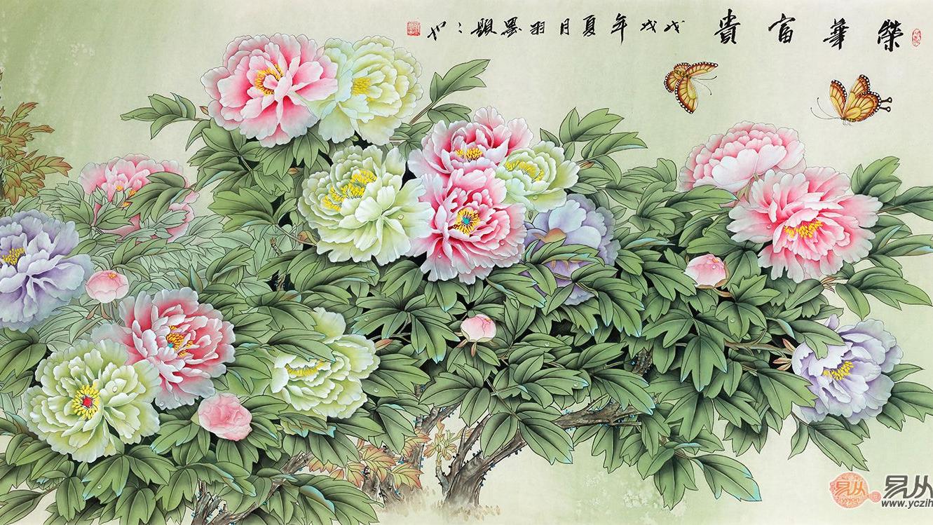 客厅应该挂什么装饰画？挂这样的花鸟画定不会错！