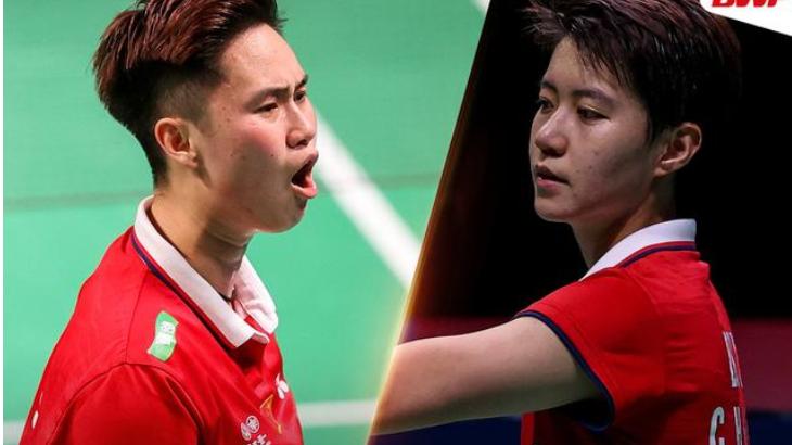 杜玥|2比1，韩国大师赛国羽内战，杜玥/李汶妹战胜对手，赢下女双地位
