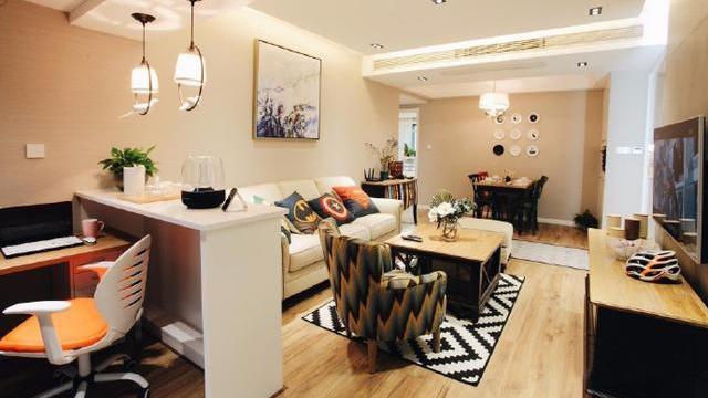 89平米的新房，全屋贴壁纸才花了9万，效果太漂亮，温馨档次高