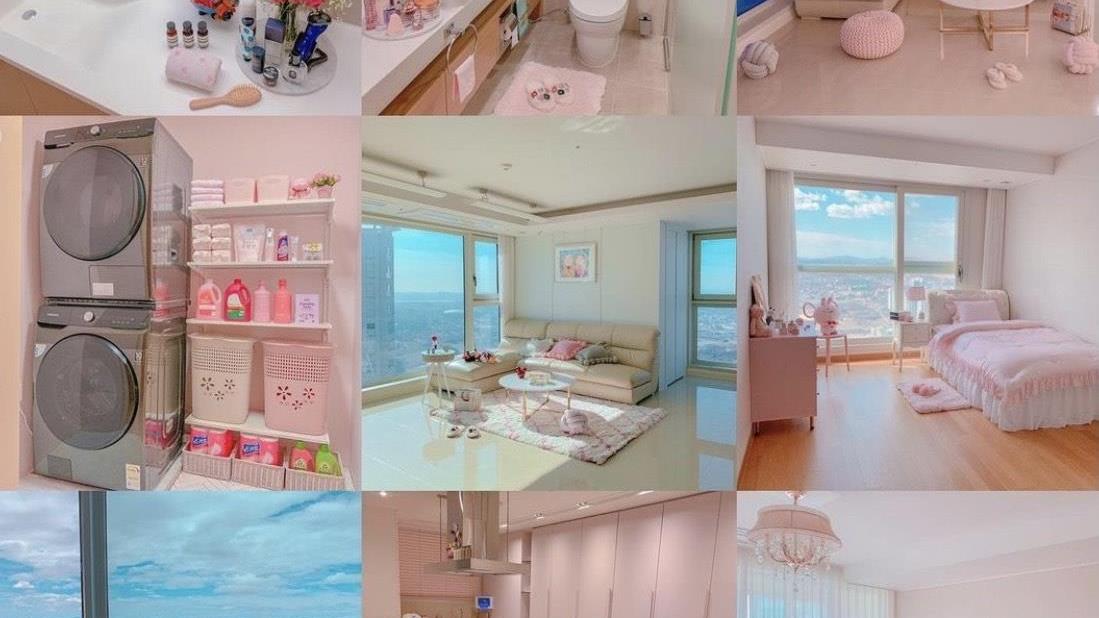 韩国三口之家，吸粉无数！全屋唯美得堪比韩剧中的场景，精致极了