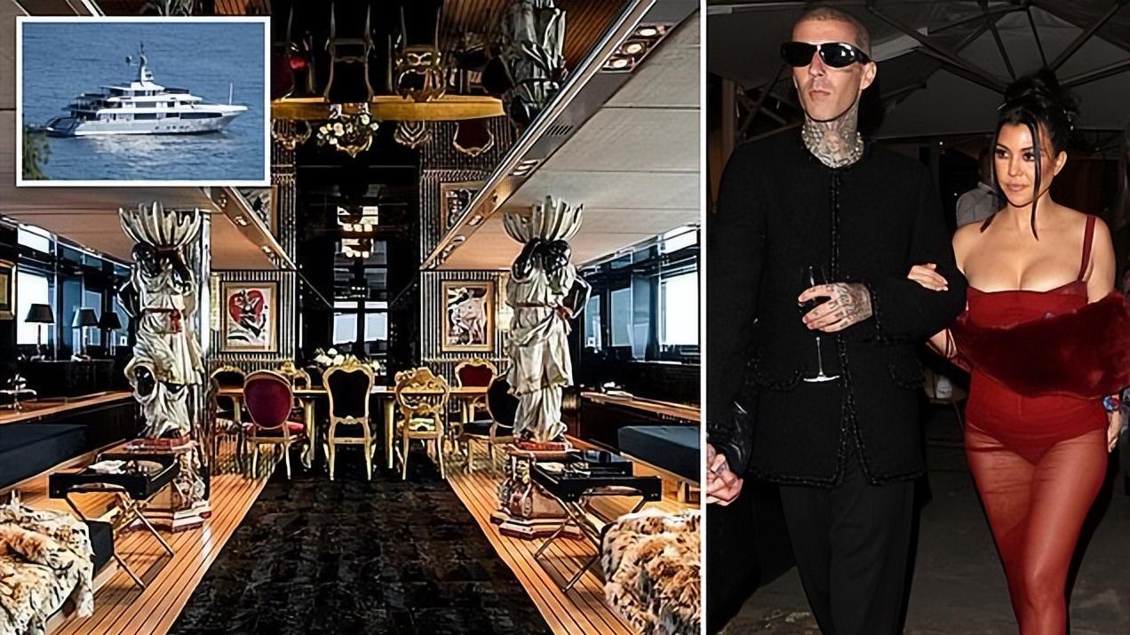 卡戴珊|42岁卡戴珊大姐蒙黑纱，被光头丈夫抱腿上亲昵，4岁外甥女在身旁