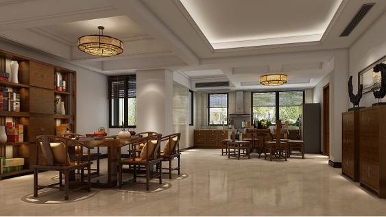 140平新中式四居室，让“家”变得自由自在