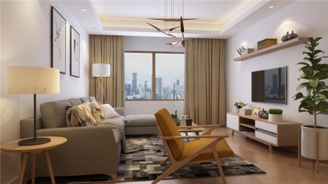 92平北欧风二居室，用纯粹的白调和温暖的木调达到宽敞明亮的感觉