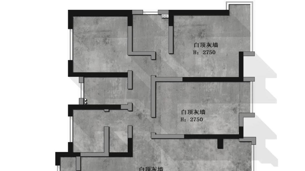 大大的收纳空间，黑白灰足够的设计感，这套126㎡婚房咋住都不过时