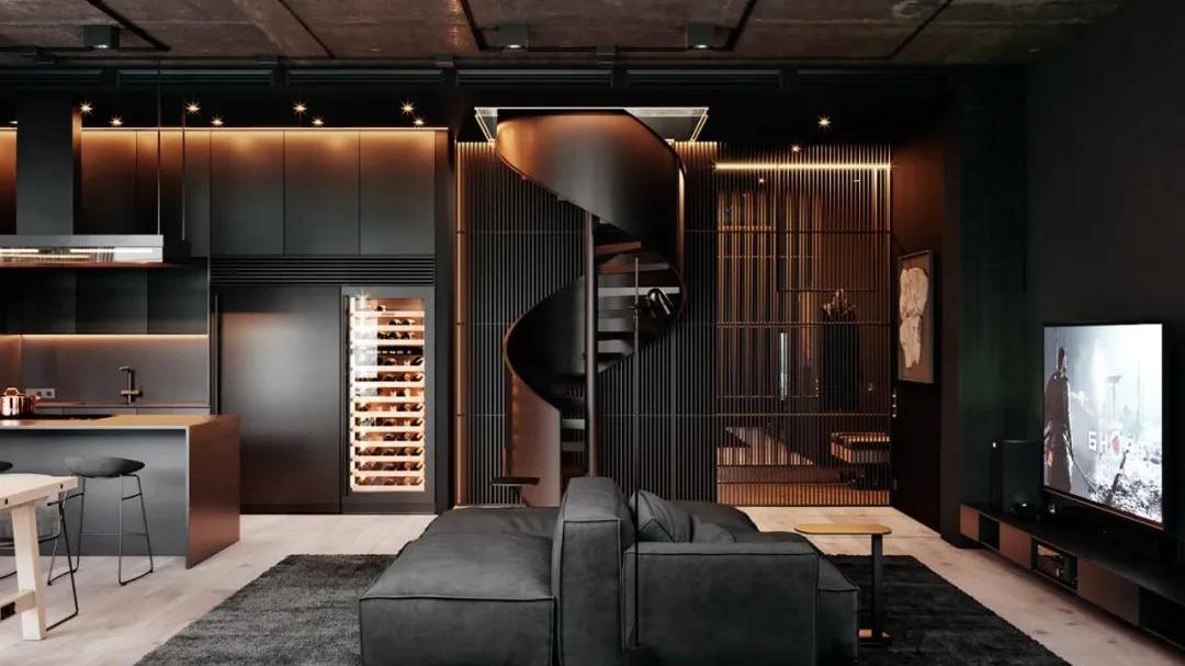 年轻人喜欢自由豁达的工业风，炫酷神秘的黑色时尚，你爱了吗？