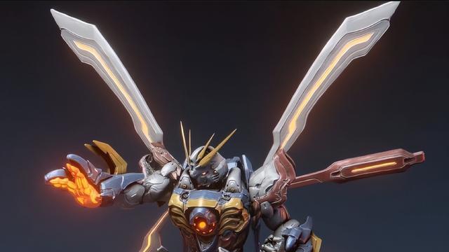 高达|恶魔高达、神高达插画，神高达黑化了吗？