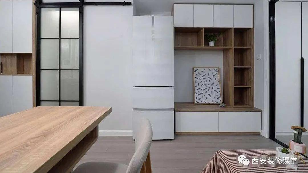 冰箱放电视墙，有什么好的方案？