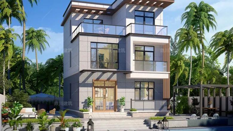 4款超时尚现代风别墅，都是年轻人最爱的设计，农村自建成本还低