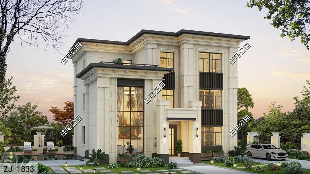 11×12米三层小别墅，外观大气时尚，室内简约舒适