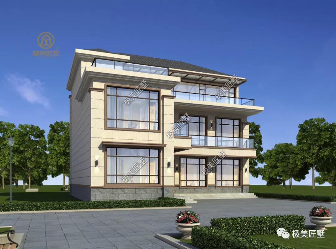 时尚的设计还是要看现代风，16米×17米，看看不吃亏