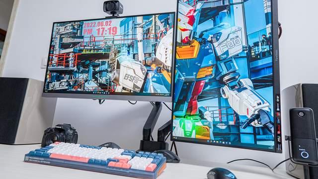 苹果|双屏无线办公桌面搭建，清爽且效率！