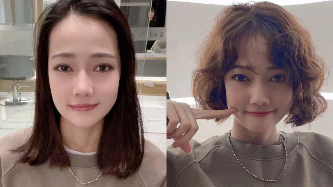 短发|什么脸型“直发”好看，什么脸型“烫发”好看？看完分析就知道了