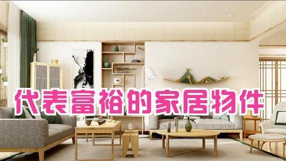 3个“代表富裕”的家居物件，若有2个以上，说明你生活不错