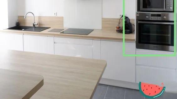 第一次见到厨房这样规划：不打吊柜，地柜打成高低柜，拿取超方便