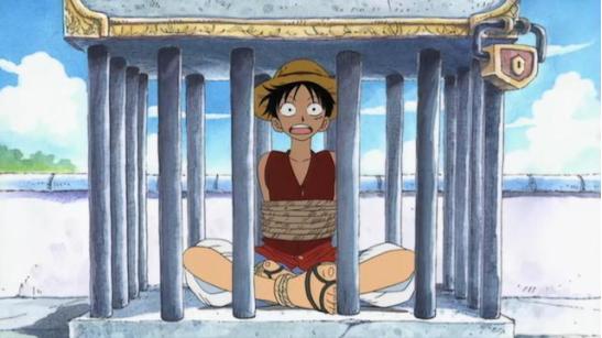 路飞|海贼王：究竟有什么铁笼能关住路飞？盘点路飞逃过的铁笼！