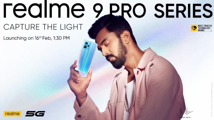 2月16日 Realme 9 Pro系列将在全球范围内推出