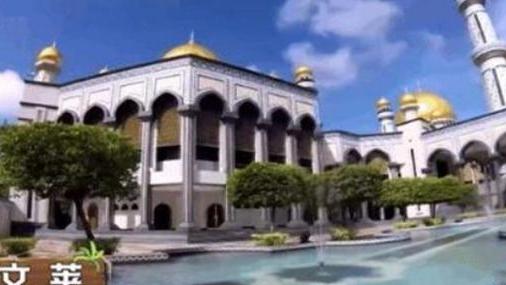 吴尊晒出自己的豪宅，门口立了四根大理石柱，气派程度堪比皇宫