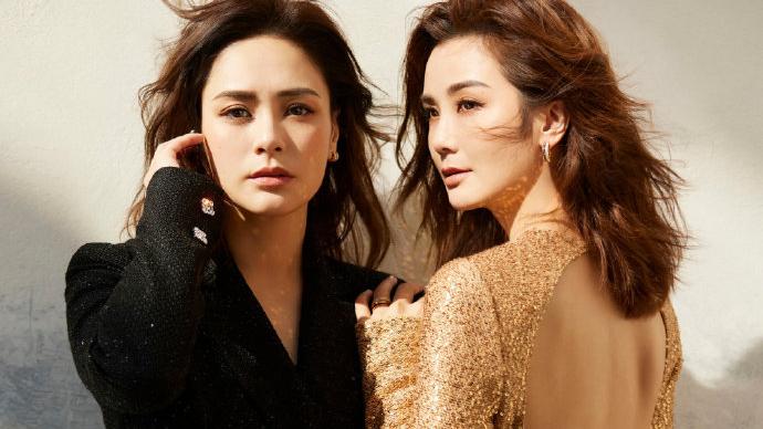 阿娇|阿sa阿娇同框比美，穿姐妹装风格差距大，一个温婉一个美艳