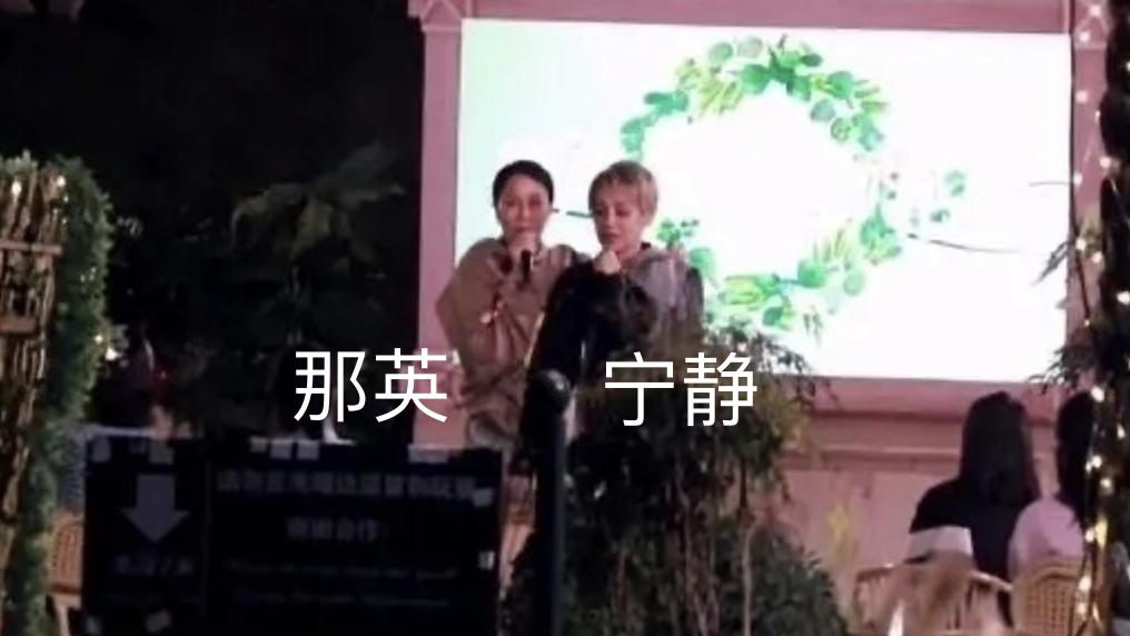 宁静|浪姐两届冠军返场！宁静那英同台亲密搂肩，网友赠cp名“宁那贝儿”