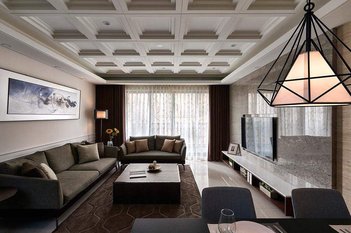 郑州装饰公司，客厅顶面怎么装修才好？