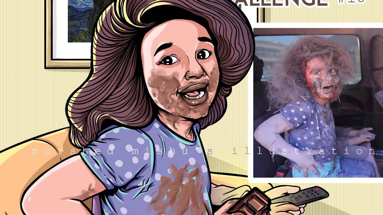 姐姐|一组反讽漫画起名：全球幸福挑战，告诉我们生活在多幸福的环境