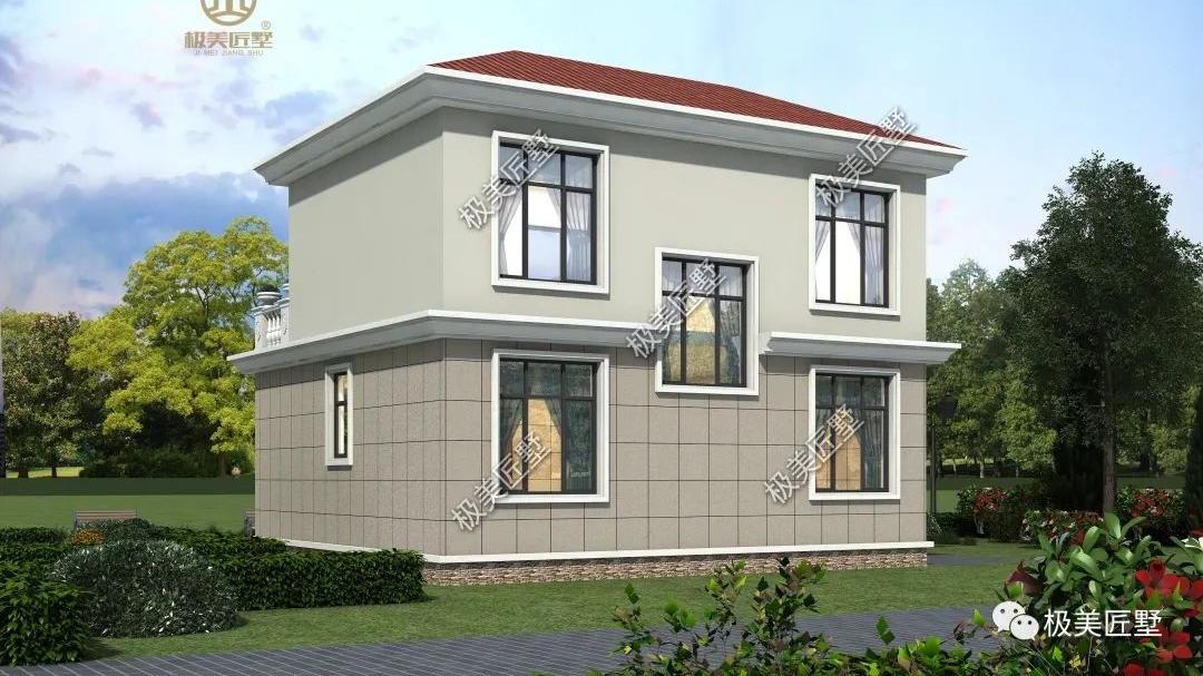 单独建偏房作厨房的别墅，保持屋内卫生，你家也快试试看！