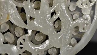 翡翠|旧藏 和田玉龙凤呈祥玉板