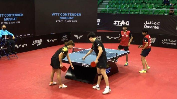 王楚钦|国乒首冠诞生！王楚钦3-0完胜印度组合，携手陈幸同勇夺混双冠军