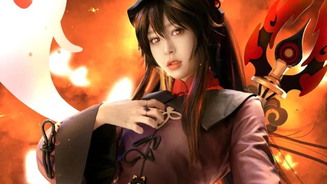 |cos：原神胡桃cos正片@虫皿虫皿