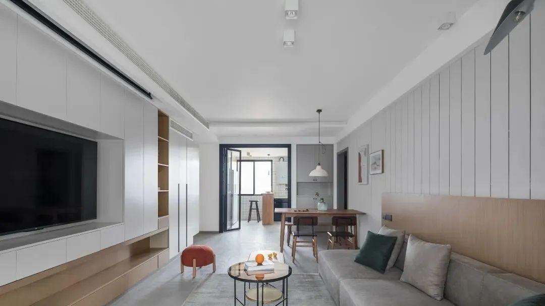 90后夫妻刚完工的108㎡婚房装修，邻居直夸有眼光！