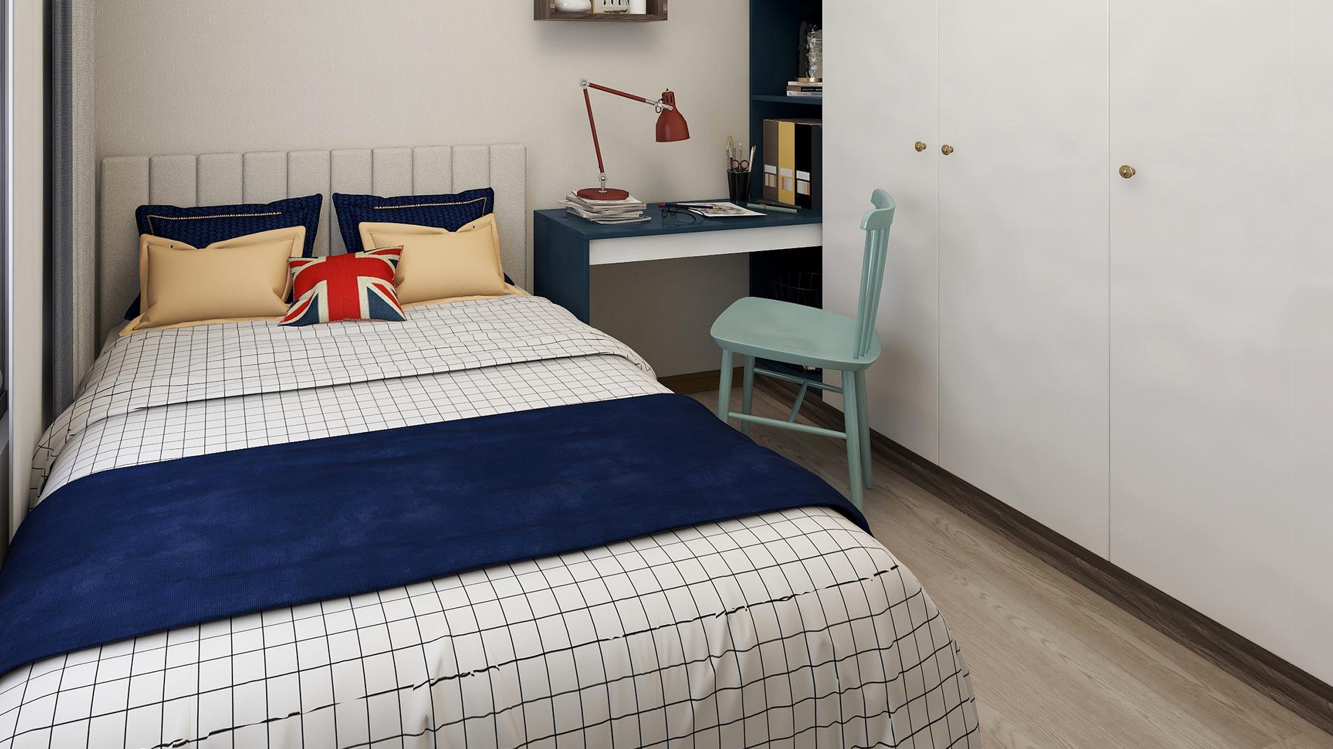 【鲁班装饰】金泰国际136m2现代轻奢风格 优雅的空间