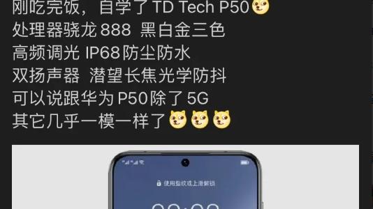 华为|鼎桥最强芯手机来了! 华为\Buff\加持: 外观设计/配置几乎一模一样