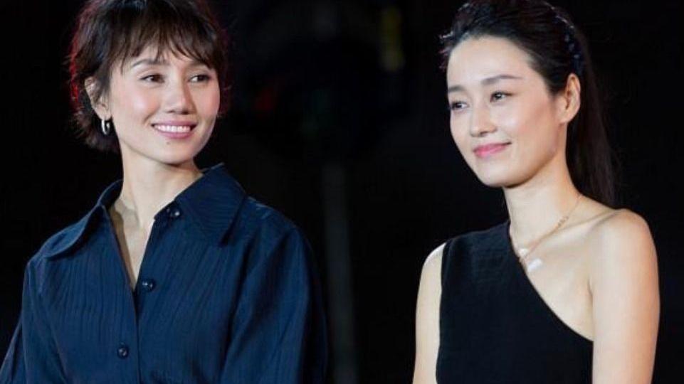 马伊琍|当袁泉同框留长发的马伊琍，终于明白：为什么中年女人喜欢剪短发