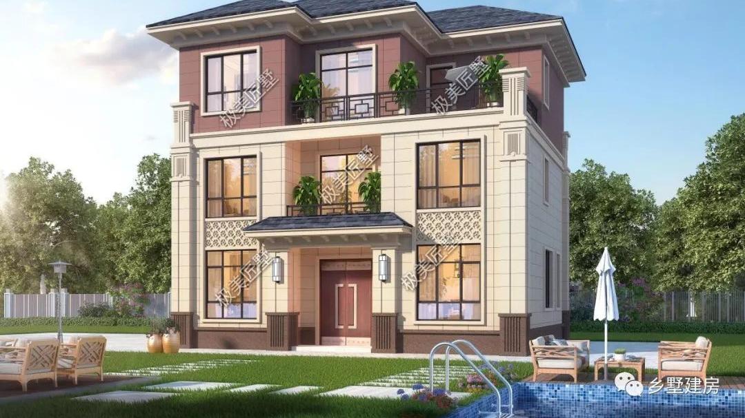 12X10米，新中式自建房，看过一次就忘不掉了